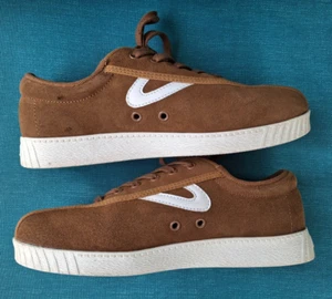 Tretorn Nylite Plus Suede Cushioned Shoes Brown Tan Size 7.5 M Womens - Imagen 1 de 6