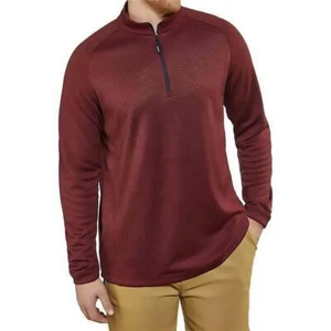 BOLLE 1/4 Zip Pullover Felpa Performance, RHODODENDRON, XXL - Foto 1 di 4