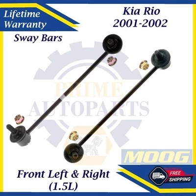 Barras estabilizadoras delanteras MOOG OEM para Kia Rio 2001-2002 1,5 L garantía de por vida Foto 1 de 4