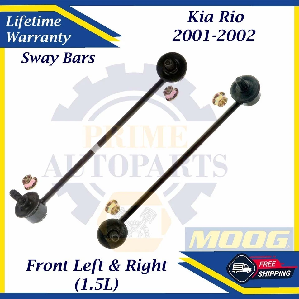Barras estabilizadoras delanteras MOOG OEM para Kia Rio 2001-2002 1,5 L garantía de por vida Foto 1 de 4