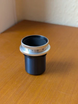 EXAKTA Lens MACRO BELLOW, Carl Zeiss Jena TESSAR 2.8 / 50 RARE SUNKEN MOUNT - Image 1 of 4