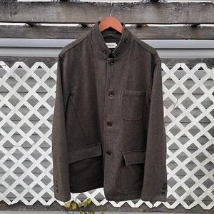 Taylor Stitch Wool Tweed Norfolk Hunting Jacket Blazer Sz 44 XL Olive Brown  - Picture 1 of 5
