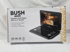 "Reproductor de DVD portátil con pantalla Bush de 11,6"" PDVD-116 negro - cargador - sin control remoto en caja" - Imagen 1 de 4