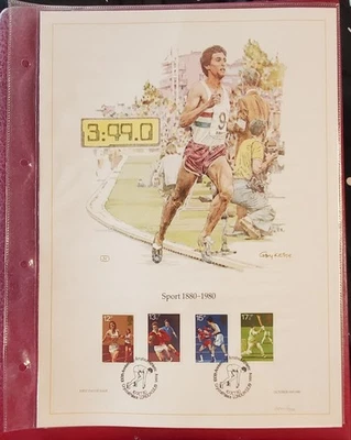 Sport 1880-1980 - Primer día de emisión - 8500/9500 Foto 1 de 2