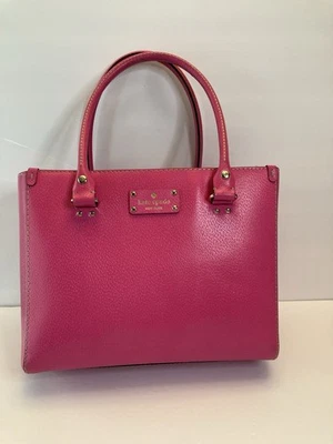 Bolso de Mano Bolso Cartera Kate Spade New York Wellesley Quinn Cuero Rosa Foto 1 de 4