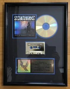 SCORPIONS BEST OF ROCKERS 'N' BALLADS Made in the US RIAA GOLD S AWARD POLYGRAM - Picture 1 of 2