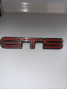 HOLDEN MONARO "GTS" Boot Lid Fender Vintage Original Car Badge No.2816559 (205a) - Picture 1 of 2