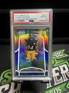 2022 Absolute Introductions George Pickens #INT-15 Spectrum Blue /50 PSA 8.5 RC - Picture 1 of 3