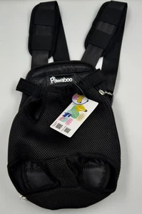Pawaboo Pet Carrier Backpack Adjustable Pet Front Cat Dog Bag Black Large Size - Picture 1 of 2