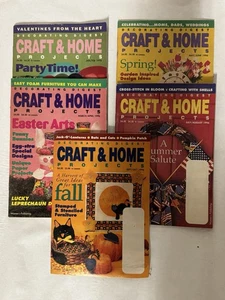 Lot of 5 Decorating Digest Craft & Home Projects 1996, Vintage Crafting Books - Bild 1 von 7