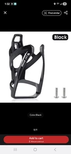 Jaula para botellas de agua West Biking negra - Imagen 1 de 1