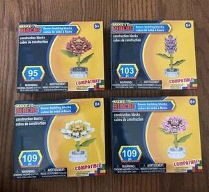 MAKE-IT-BLÖCKE BLUMENBAUSTEINE (Set von ALLEN 4 ENTHALTEN!)- NAGELNEU! - Bild 1 von 2