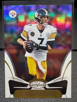 Espejo Ben Roethlisberger #88 2018 certificado Panini/499 Foto 1 de 2