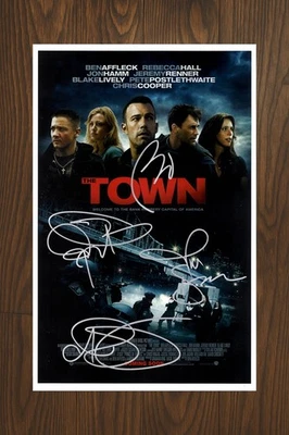 Póster de la película firmado por The Town 11x17 con certificado de autenticidad - recuerdos auténticos Foto 1 de 2