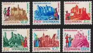 Luxembourg 1970 ☀ Architecture Scott# B276-B281 Castles ☀ MNH (**) - Picture 1 of 1