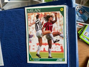 CARDS SCORE 92 MILAN GULLIT N 175 *** - Imagen 1 de 2