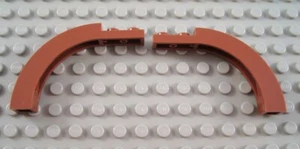 LEGO Lot of 2 Reddish Brown 1x6x3 1/3 Arch Brick Pieces - Picture 1 of 1