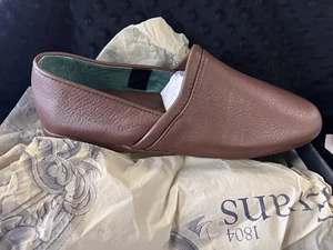 L.B. Evans Aristocratic OP3 Brown-Lodge Casual Slippers 3025 Size 8.5 - Picture 1 of 12