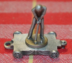 FORT PEWTER - VAGÓN TREN PELTRE EXPRESIONES DURADERAS, TEE TIME (5-1) - Imagen 1 de 3