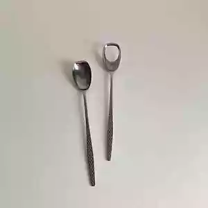 Dansk Variation VI Long Handled Serving Set – Solid & Pierced Spoons – Germany - Picture 1 of 8