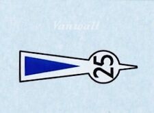 Corgi 150s Vanwall Rennauto | Nummer 25 auf Stripe | Transfer/Aufkleber