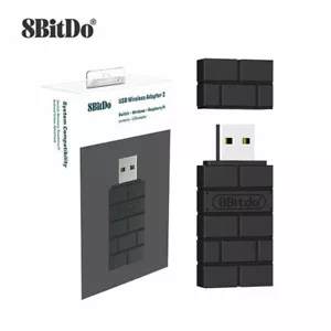 8Bitdo Wireless USB Adapter 2 for Switch/Switch OLED, Windows Mac & Raspberry Pi - Picture 1 of 3