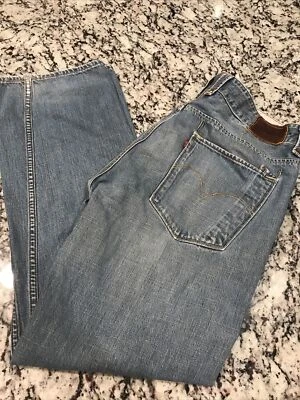 Vintage!! Levis 701 S Straight Fit Light Wash Jeans 36x32 - Bild 1 von 4