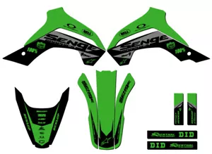 2019-2020 KLX 140 BINARY Green Senge Graphics Kit Compatible with Kawasaki - Bild 1 von 10
