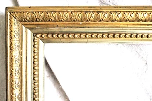 ANTIQUE FITS 8 X 10" PICTURE FRAME GOLD GILT AESTHETIC WOOD VICTORIAN FINE ART - Picture 1 of 20