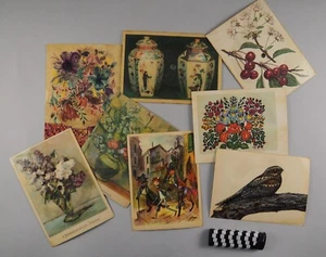 8x x bizarre records from Poland - FLEXI DISC,45rpm flowers,bird, cherry -set18- - Picture 1 of 9