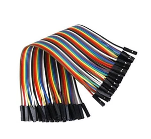 Dupont Jumper Wire Ribbon GPIO Cable - 40 x 6" Female-Female (Pack of 40) - Bild 1 von 1