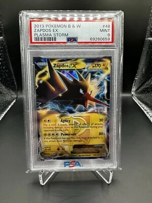 Pokemon TCG Zapdos EX 48/135 Plasma Storm Holo - PSA 9 Mint - Image 1 of 2