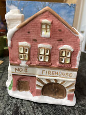 1991  HEARTHSIDE Village Lite - No. 3 FIREHOUSE  - EUC in Box