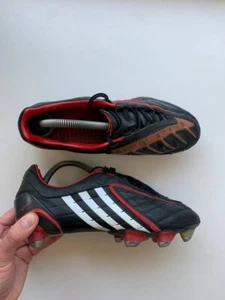 vintage adidas predator cleats soccer 2007 (013633) black red eu 42 uk 8 us 8,5 - Picture 1 of 7