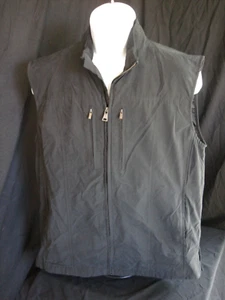 SCOTTeVEST Vest Mens Medium Black RFID Travel Utility Multi Pocket TEC Tech Zip - Picture 1 of 7