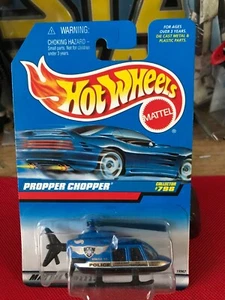 1997 Hot Wheels Police Propper Chopper #798 B469 - Picture 1 of 8