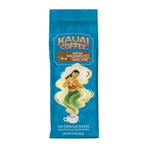 Kauai Coffee Mocha Macadamia Nuez, Tostado Medio - Café Molido, Paquete de 10 OZ - Imagen 1 de 12