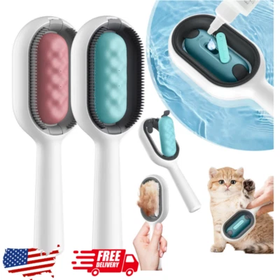 4 In-1 Cat Grooming Brush Creative Update Cat Dog Grooming Comb With Water Tank - Image 1 of 4