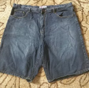 Pantalones cortos de jean Old Skool hip hop para hombre bordados de colección para hombre 46 - Imagen 1 de 3
