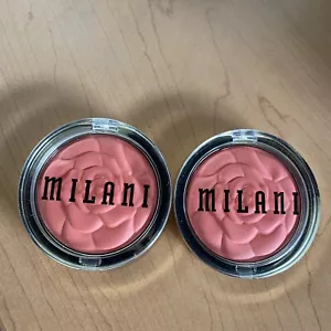 Milani Rose Powder Blush #05 CORAL COVE Company, Sealed New set Of 2 - Picture 1 of 5