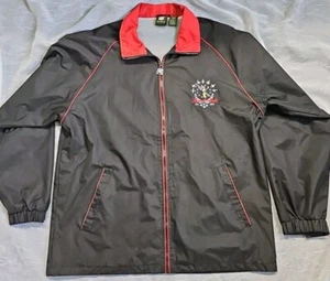 Vintage US Airforce THUNDERBIRDS Windbreaker Jacke Hartwell schwarz & rot Gr. XL - Bild 1 von 13