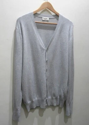 Diesel Mens Cardigan Jumper V Neck Street wear Preppy  Sz L/Xl 44" Chest Grey - Image 1 of 4