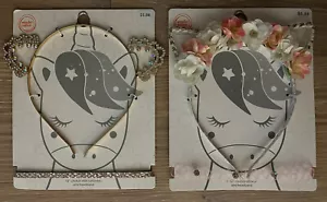2 Girls Wonder Nation Cat Ears Headband & Choker Sets NEW - Picture 1 of 2