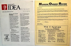 Morrow Owner's Review LOT and Morrow's Idea - 11 issues 1984-87 - 1st. ed. #1 - Picture 1 of 10