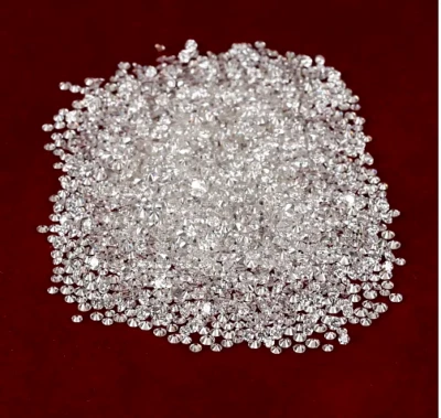 Loose Lab-Grown CVD Diamond LOT 0.70 MM D Color IF CLEARITY 500 PCS Certified - Image 1 of 4