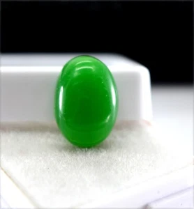 6.35 CT NATURAL UNTREATED ZAMBIAN CABOCHON EMERALD AA CUT LOOSE GEMSTONE E1933 - Picture 1 of 4