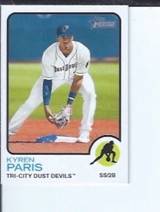 Kyren Paris 2022 Topps Heritage Minors Qty - Picture 1 of 1