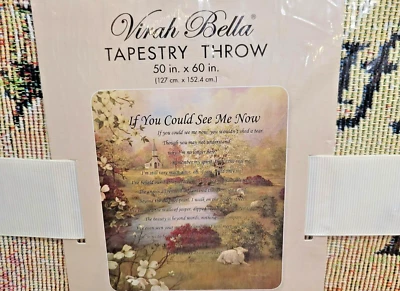 Lanzamiento - 50"x60" Nuevo Tapiz Inspirador Virah Bella ¡Si pudieras verme ahora! Foto 1 de 4