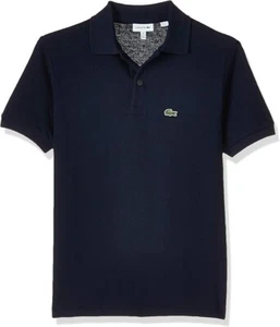 Lacoste Boys' Short Sleeve Classic Pique Polo Shirt, Marine, 1YR - Picture 1 of 3