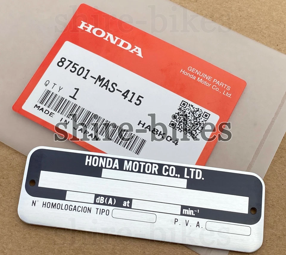 Genuine Honda Frame Plate for Vfr750 Vfr800